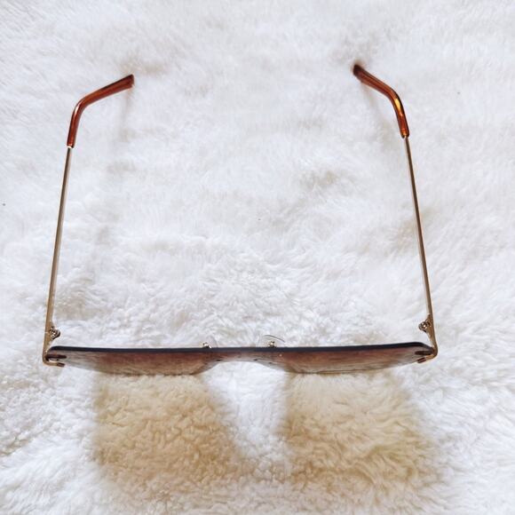 Kalia Clear Brown Rimless Sleek Sunglasses - Picture 5 of 11